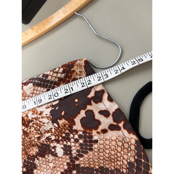 Apt. 9 Python Print Utility Jumpsuit Womens XXL Short Sleeve One Piece Tan - Picture 7 of 12